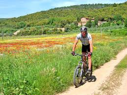 mountain bike sulle strade bianche in Toscana